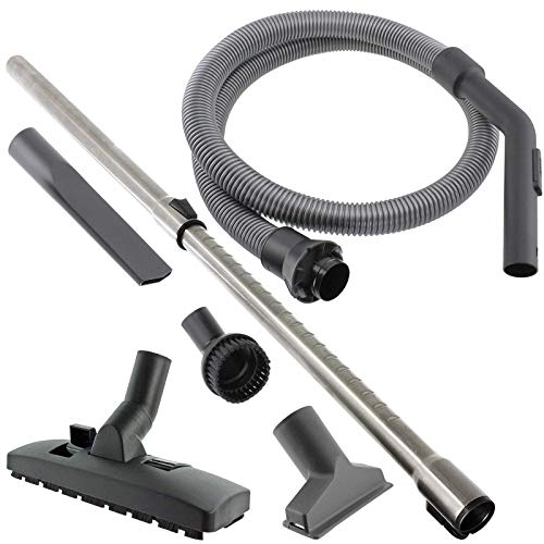 SPARES2GO 2m Hose Pipe, Telescopic Extension Rod & Tool Kit Spare Parts Compatible with Miele C1 C2 C3 S2000 S4000 S5000 Vacuum Cleaner