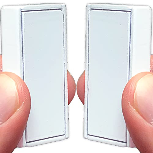 Homie Pesi magnetici per Tenda da Doccia di magneti Impermeabili + Custodia per Il Trasporto, Grande Decorazione per la casa per Il Bagno, Fodera, Bandiere e velatura, Clip sul Fondo (Bianco)