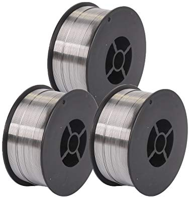 WELDINGER Fülldraht Starterpack 1x0,6 mm 2x 0,8 mm je 1 kg Kleinrolle D100 (MIG/MAG-Schweißdraht NoGas)