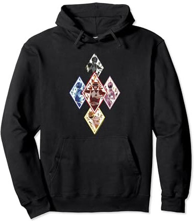 Power Rangers White Ranger Battle Comic Poster Pullover Hoodie