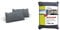Thomar airdry Duo Auto-Entfeuchter 2er Set, 2 x 600g Luftentfeuchter wiederverwendbar, Schützt vor beschlagenen Auto-Scheiben & ALCLEAR 950014 Ultra-Microfaser Autoschwamm Microcar, anthrazit-blau