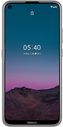 cofi1453® Silikon Hülle Basic kompatibel mit Nokia 5.4 Case TPU Soft Handy Cover Schutz Transparent