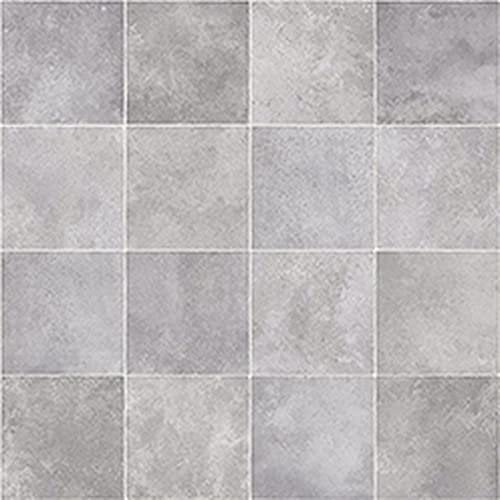 Tile Effect Non Slip Vinyl Flooring Home Office Kitchen Bedroom Bathroom Lino 2M 3M 4M (1m(L) X 2m(W) (3'3 X 6'6), 5537)