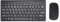 Combo Clavier et Souris sans Fil, Ensemble Clavier et Souris Ultraslim 2.4Ghz à 78 Touches pour Ordinateur Portable Macbook(Le Noir)