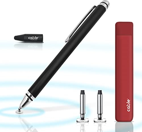 Lápiz Universal para Tableta, lápiz óptico para iPad, Punta de Pantalla táctil, Punta ultradelgada Ajustable, Compatible con Apple Pencil, iPhone, iPad, teléfono Inteligente y Tableta Android