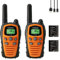 Walkie Talkies recargables para adultos, radios PMR de largo alcance con linterna VOX batería de 1200 mAh