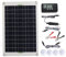 Asixxsix Kit de Panneau Solaire 50 W, Panneau Solaire Monocristallin Haute efficacité 12 V/24 V avec Contrôleur 30 A Kit de d'entretien de Panneau Solaire étanche Portable
