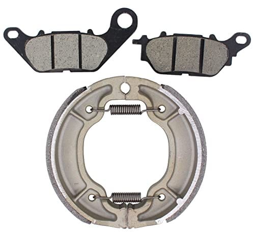 HouYeen Front Brake Pad and Rear Brake Pads for Yamaha YBR125 YBR 125 2007-2017