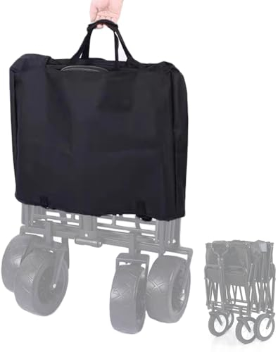 Faltbare Wagenabdeckung, passend für Outdoor- und Gartenwagen, staubdichtes Zubehör, 600D strapazierfähig, 55,9 x 43,2 cm