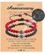 FFWTPY Bracelet Réglable Pierre Naturelle Perles Rondes Cordon Tressé Bijou Unisexe Accessoire Quotidien