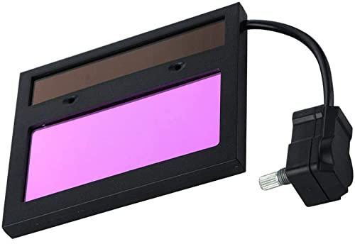 Boxonly Solar Auto Darkening Welding Helmet Goggle Lens 11cmx9cmx1cm Welding Helmet Replacement Lens Welder Tool Kit