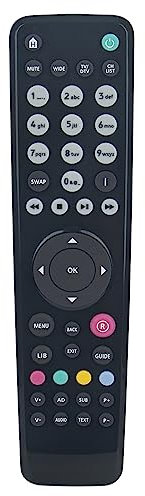 AULCMEET Replacement Remote Control RC2424504-01 Fit for Grundig 320GB 500GB freesat+HD Digital TV Recorder
