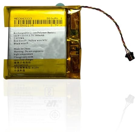 XITAIAN 3.7V 2.072Wh 560mAh AEC643333 1ICP7/33/33 Replacement Battery for Studio1.0 2.0 Studio3.0 Pro Wireless Bluetooth Headphones