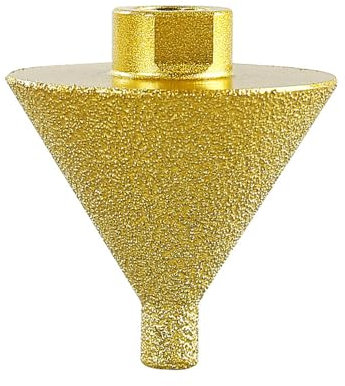 DIERI Diamant-Anfasbohrer, M10-Gewinde, Diamant-Senkbohrer, Lochöffner für vorhandene Löcher, Vergrößerung, Formgebung, Trimmen in Fliesen, Marmor, Quarzstein, Granit, Keramik