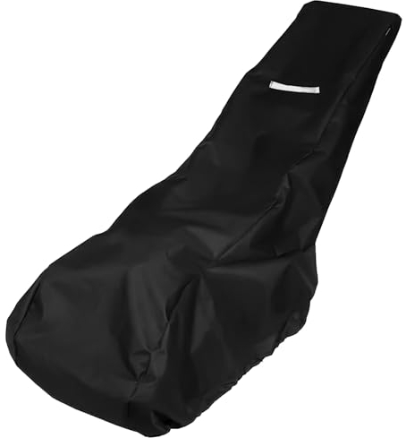 MEYAGOT Rasenmäher Abdeckung, Abdeckplane Abdeckhaube, Rasenmäher Schutzhülle, Abdeckungen Für Rasenmäher Für Rasentraktor Staubschutz Wetterschutz Cover Hülle (193 X 66 X108cm, Schwarz)