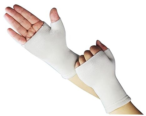 Saiyana Attelle de poignet et de pouce - Gants de compression respirants - Attelle de poignet pour soulager le poignet - Gants de compression pour le poignet - Support de pouce - Manchon sans doigts