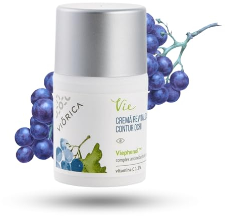 Viorica Augencreme Anti-Aging – Revitalisierende Pflege gegen Augenringe & Schwellungen | Für empfindliche Haut | 30 ml mit natürlichen Inhaltsstoffen