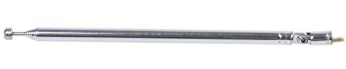 Ggnaxivs Metal 7 Sections antenne Radio AM FM telescopique 75cm de Long d'argent
