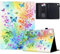 Mldjomid Custodia Cover per Samsung Galaxy Tab A9 8.7 (SM-X110 X115) Custodia Protettiva Magnetica Tablet Cover con Sonno Sveglia per Samsung Galaxy Tab A9 8.7 2023 Tablet Custodia- Fiori Colorati