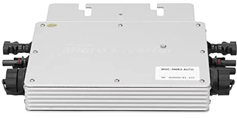 Micro-onduleur, Onduleur de Réseau Solaire, Onduleur Growatt, Micro-onduleur de Lien de Réseau Solaire, Contrôle WiFi, Identification Automatique 120/700W