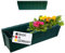 Hossi's Wholesale 2 Euro-Paletten Blumenkästen-Einsätze | 37,3cm Dunkelgrün | Pflanzkasten für Europalette Palette | Balkonkasten | Blumentopf | aus stabilen Kunststoff | Made in Germany