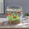 Boule en Verre Transparent - Bol à Poisson Rond - Aquarium Betta - Aquarium de Bureau pour Le Travail à Domicile - Petits Aquariums - 16/19/22,3 cm