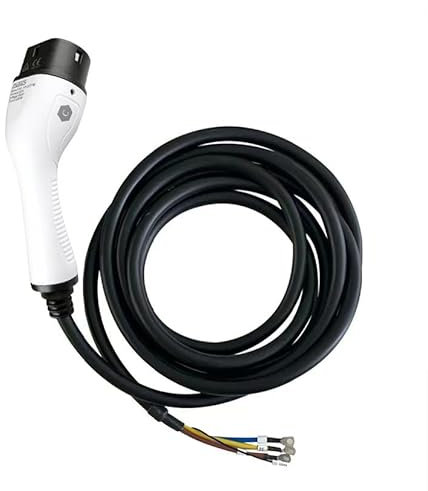 EVify Typ 2 Ladekabel 11kW 10M offenes ende für Elektroauto & Hybrid • Ersatzkabel 3 phasig 16A für EV PHEV • geeignet für alle E Autos Modell 3 S X Y, ID3, ID4, ID5