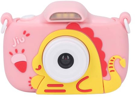 Videokamera, 2,4-Zoll-Bildschirm, 1080P-, 8-facher Zoom, LED-Blitz, Kompaktes und Niedliches Design, Videokamera, mit Trageband, für Drinnen und Draußen (#2)