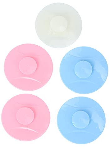 Warmhm 5stücke Abflussstopfen Aus Silikon Mit Saugnapf Abflussabdeckung Für Spülbecken Filter Zum Entfernen Von Gerüchen Geeignet Für Küche Und Badezimmer