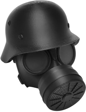 Deckkappe Für Die Anhängerkupplung, Abdeckkappe für Anhängerkupplung, Lustige Gasmaske, Schutzkappe Abdeckung für 50 mm Kugelkopf Anhänger Anhängerkupplungen (Schwarz)