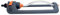 Automatic Garden Sprinkler, Water Irrigation System, Yard Sprinkler Base, 19 Nozzle Spray, Oscillating Sprayer, Aluminum Alloy, Garden Patio Lawn Use, 17.9x5.9x2.8 Inches, Black