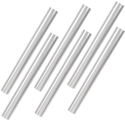 iplusmile 6Stücke Teiliges Zeltverbindungsrohr Aluminiumlegierung und Tragbar für Reparatur von Zeltstangen Bietet eine Stabile Verbindung für Outdoor Aktivitäten