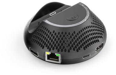 Dock station TV 4K per Switch 2, docking station 5 in 1 con uscita 60Hz, illuminazione RGB e ricarica rapida, hub LAN HDMI USB-C per console Nintendo Switch 2