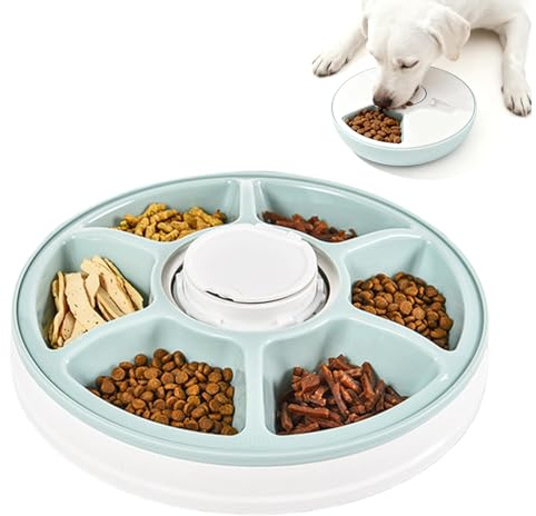 Futterautomat Katze, Katzen Futterautomat, Automatischer Futterspender Katze mit Akku und Timer, Nassfutterautomat für Katzen mit Kühlung, Kabelloser Katzenfutter Automat für Trocken- und Nassfutter