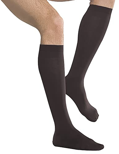 SOLIDEA Unisex Relax Kniehoch Kniestrumpf 70 Abgestufte Kompression 12/15 mmHg (Mokka, M)