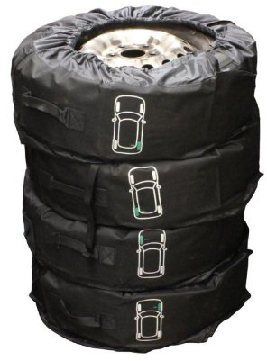 Petex Reifentaschenset Premium 4-teilig passend für alle Reifentypen bis 245 mm (14-18)