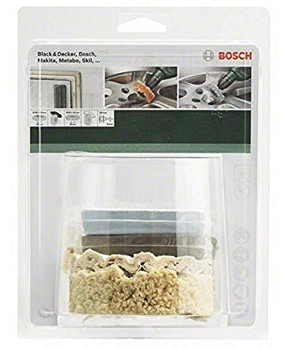 Bosch Home and Garden DIY 5 tlg. Profi-Polier-Set (für Bohrmaschinen), 2609256556