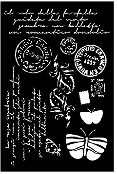 Stamperia Schablone Post, 21x29,7cm,
