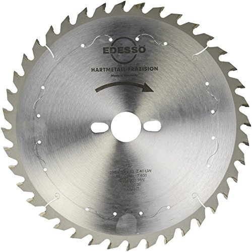 Edessö 54025030 HM-Kreissägeblatt Rasant-Silberpfeil 2 KNL HW 250x3,2/2,2x30 Z=40 UW, Silber