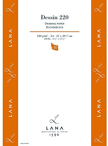 Dessin Block 220g/m², DIN A4, 30Blatt