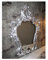 Lnxp EXKLUSIVER WANDSPIEGEL BAROCKSPIEGEL ANTIK BAROCK Rokoko REPRO Spiegel Silber 50X76 WANDDEKO 118SP