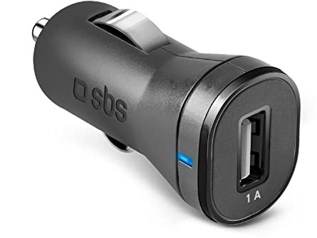 SBS Kompaktes und leichtes Autoladegerät 5W, Ladegerät mit 1 1A USB-Ausgang, auch geeignet für LKW, Van, Bus
