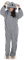 CityComfort Jumpsuit Damen Kuschelig Fleece Einteiler Schlafanzug Onesie Damen S-XL (Grauer Koala, S)