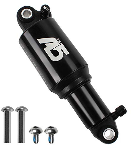 Lixada Mountainbike Air Stoßdämpfer, Dual/Solo Luftkammer MTB Faltrad Stoßdämpfer 125mm / 150mm / 165mm / 190mm