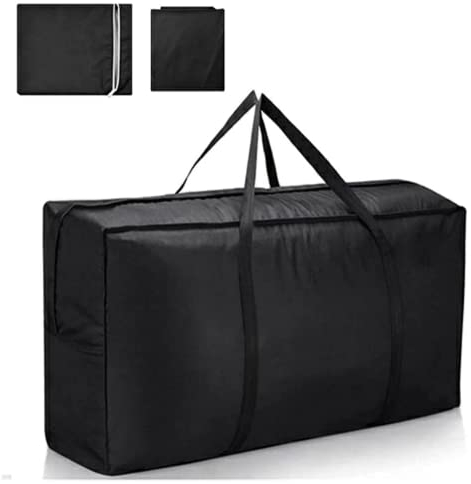 Aufbewahrungstasche, Gartenmöbel Aufbewahrungstasche Gartenpolster Aufbewahrung Tasche Schutzhülle für Auflagen Outdoor Zelt Kissen Beutel wasserdichte Aufbewahrungstasche mit Tragegriff 116x47x51cm