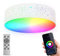 B.K.Licht - Smart Home LED Deckenlampe mit App- und Sprachsteuerung, einstellbar von warmweiß bis kaltweiß, buntes RGB Licht, Lampe,LED Deckenleuchte, Wohnzimmerlampe, 39x12 cm, Weiß