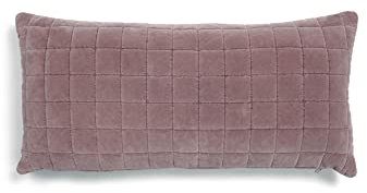 ESSENZA Dekokissen Julia Mauve, 40x90 cm - 100% Baumwollsamt - Uni