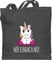 Baumwolltasche - Einhörner - Taschen - Nö Einfach Nö Einhorn - Unisize - Dunkelgrau - beutel nö, einhörnern no stoffbeutel unicorns nö! erwachsene motiv unicorn stofftasche mit freche sprüche