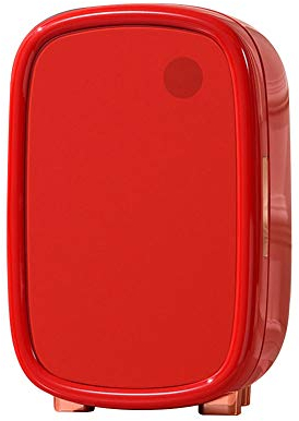 Mini Fridge/Cosmetic Car Refrigerator 12Liters, for Car and Home, Compact Mini Refrigerator Cooler and Warmer Single Door Mini Freezer (Red) (Red)