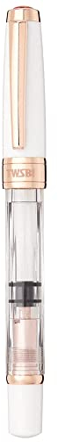 TWSBI, Füllfederhalter – Diamant 580 Weiß Roségold II (Medium).